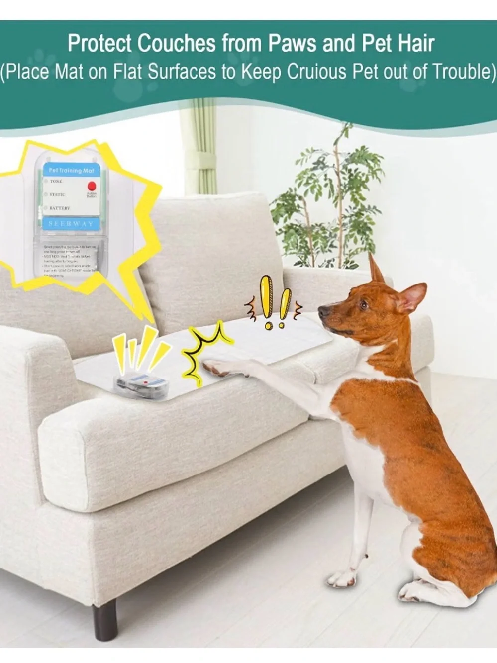 SEERWAY Pet Training Mat 2-Pack